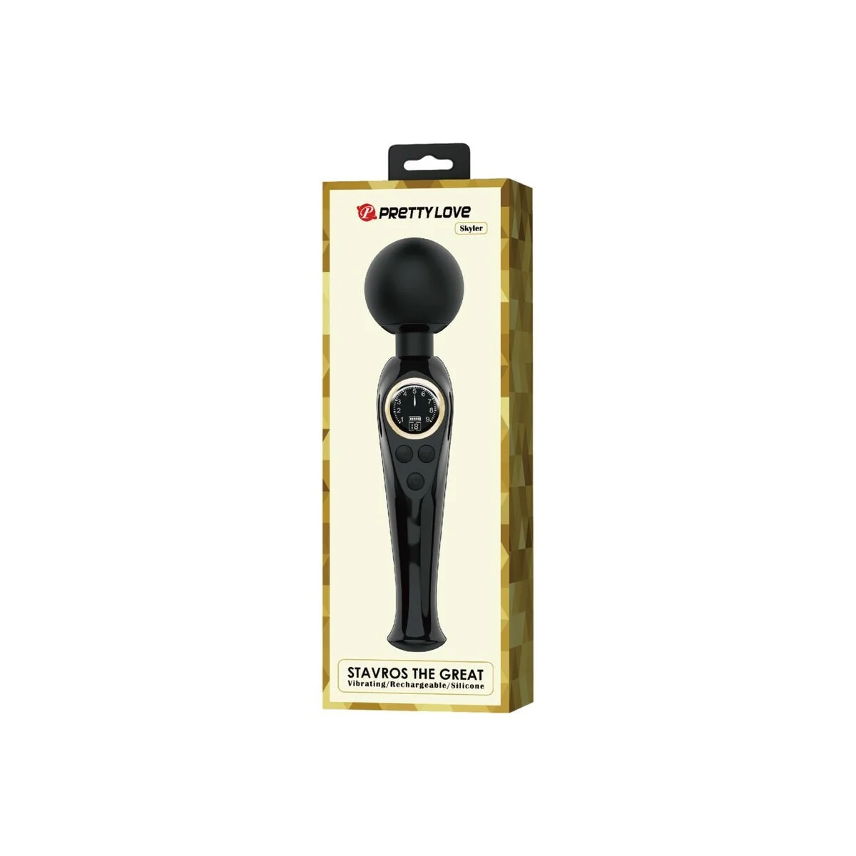 Skyler Vibrator Stab Schwarz von Pretty Love Led kaufen | Fesselliebe