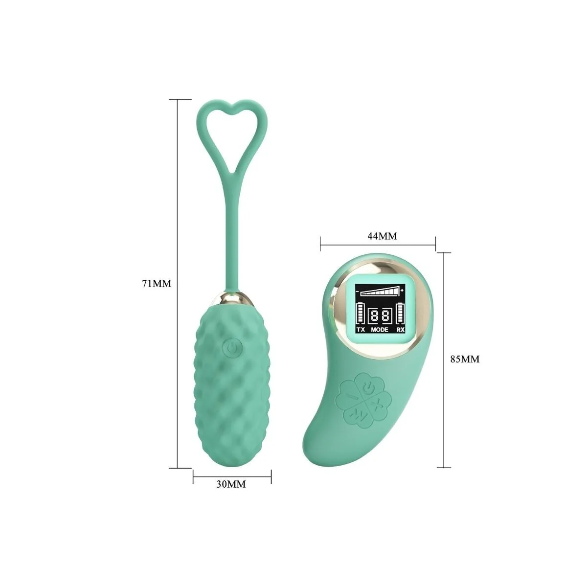 Vivian Green Vibrierendes Ei mit Fernbedienung von Pretty Love Led kaufen | Fesselliebe