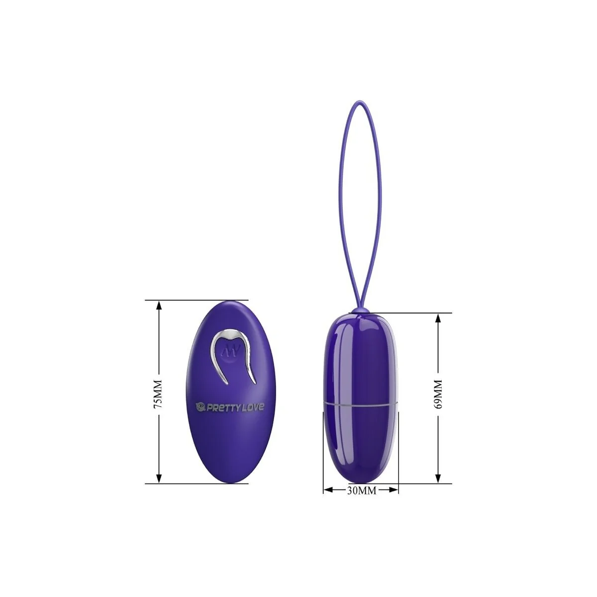 Selkie Youth Mini Vibrierendes Ei Violet mit Fernbedienung von Pretty Love Youth kaufen | Fesselliebe