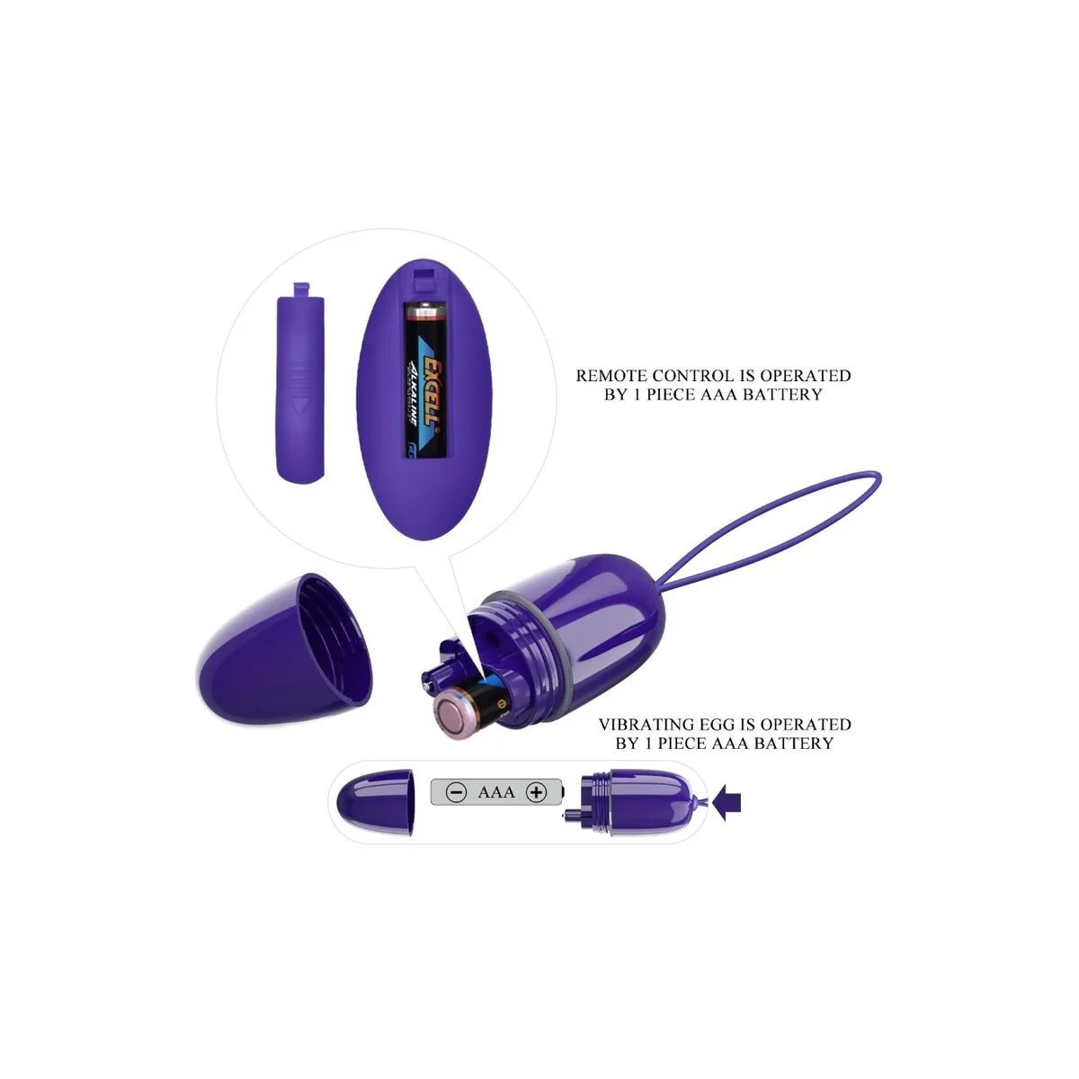 Selkie Youth Mini Vibrierendes Ei Violet mit Fernbedienung von Pretty Love Youth kaufen | Fesselliebe