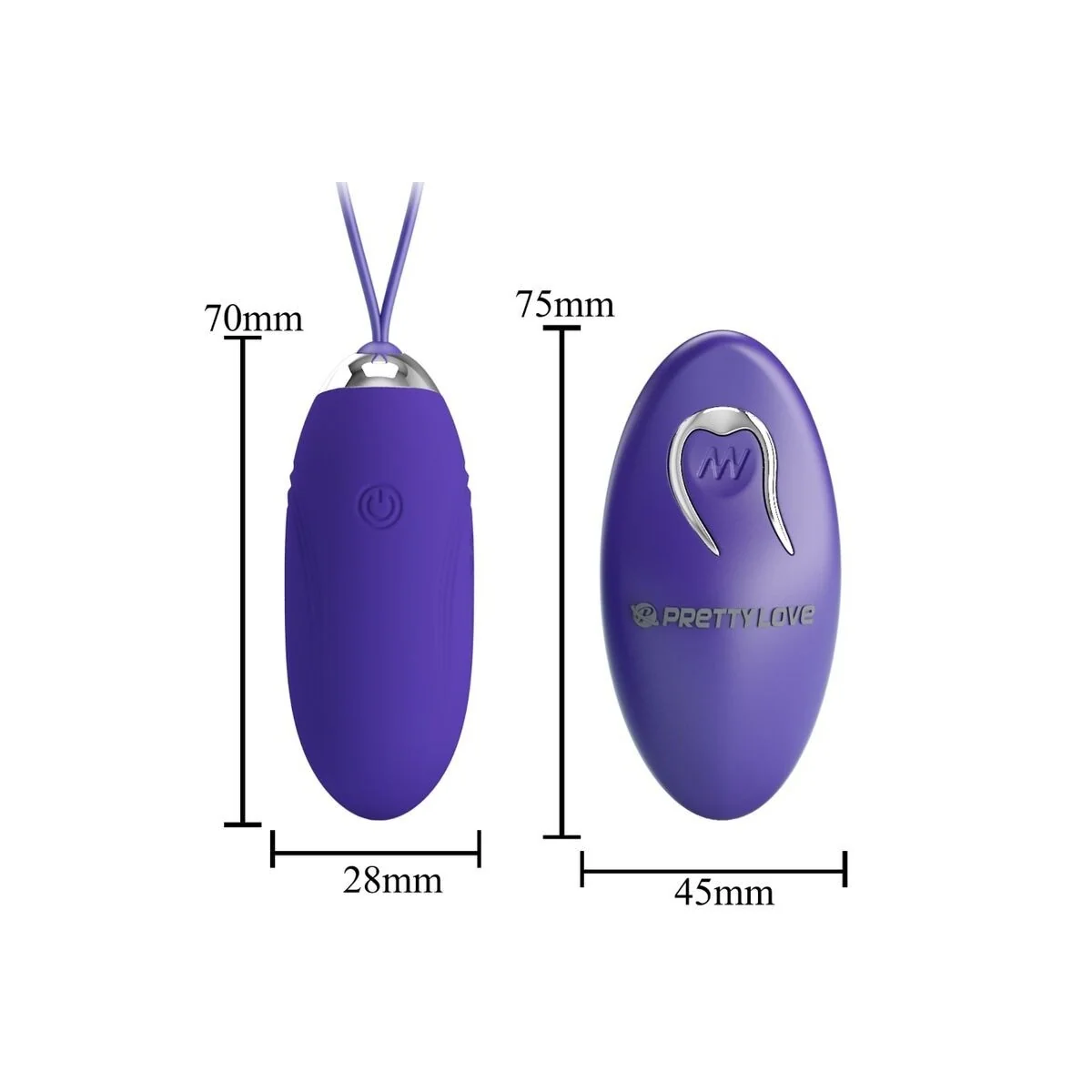 Jenny Youth Verletzt Egg mit Fernbedienung Violett von Pretty Love Youth kaufen | Fesselliebe
