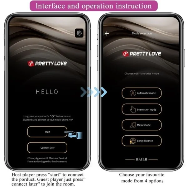 Jefferson App-Gesteuerter Analplug Schwarz von Pretty Love Bottom kaufen | Fesselliebe