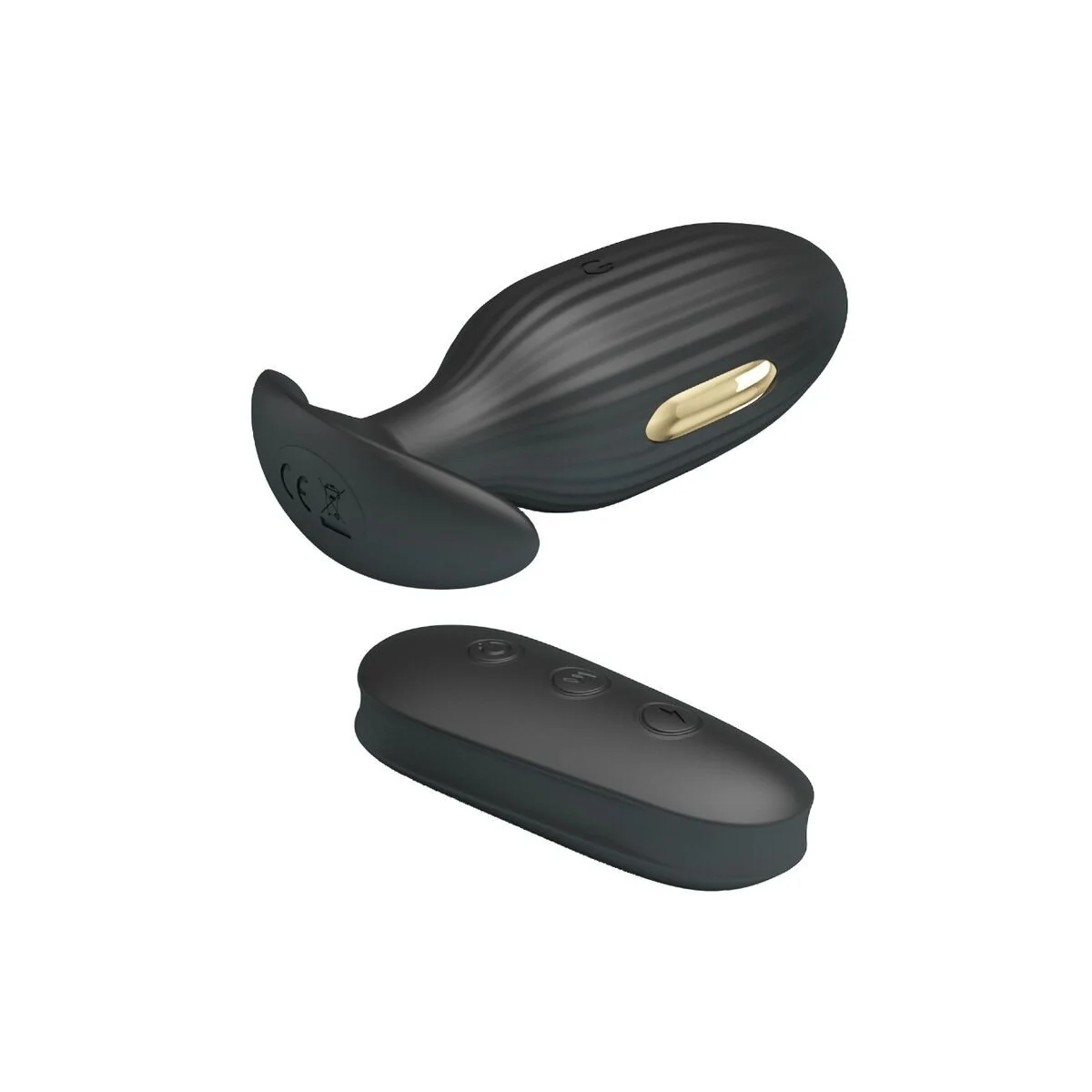 Kelly Plug Anal wiederaufladbarer Vibrator Schwarz von Pretty Love Bottom kaufen | Fesselliebe