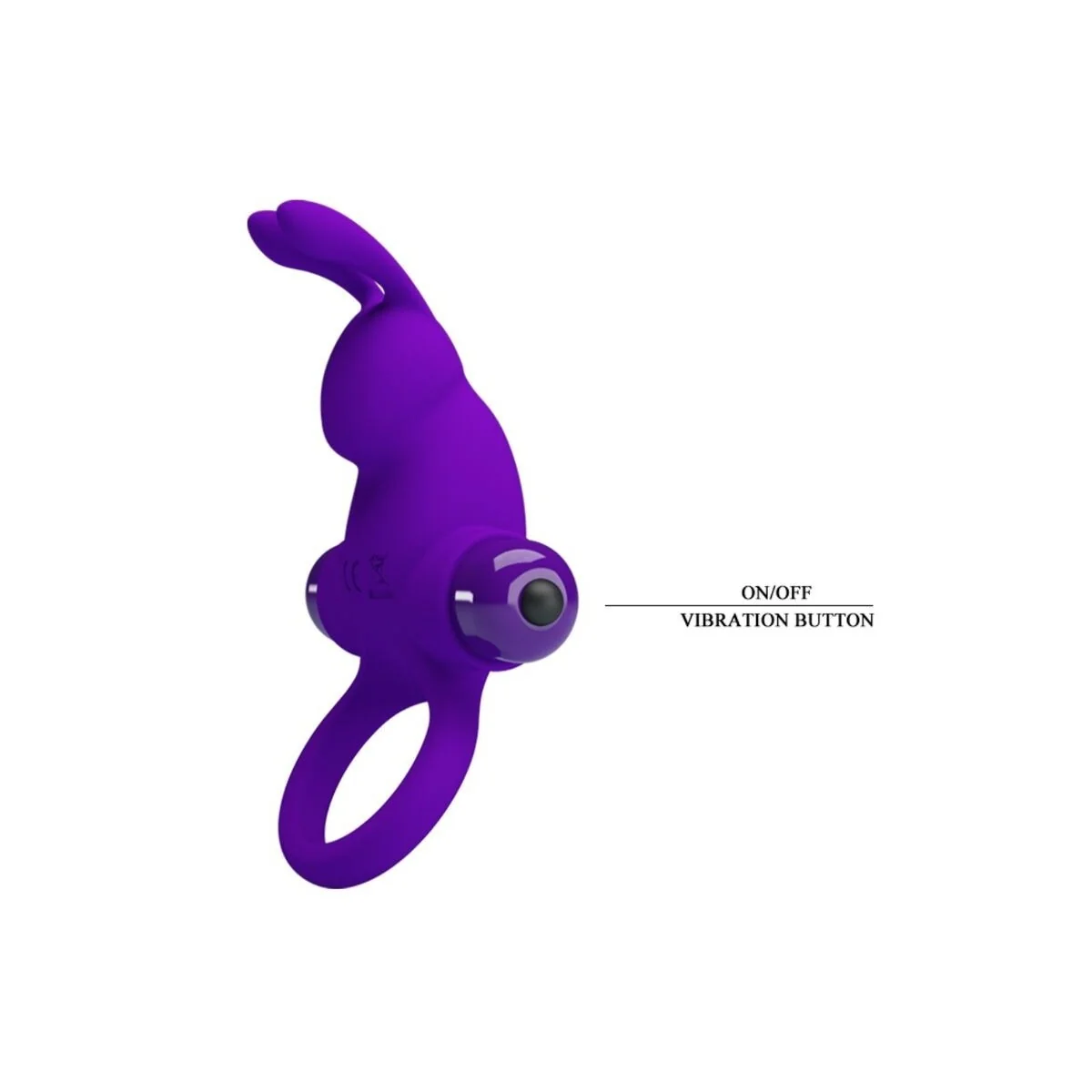 Vibratorring I Kaninchen für Lila Penis von Pretty Love Male kaufen | Fesselliebe