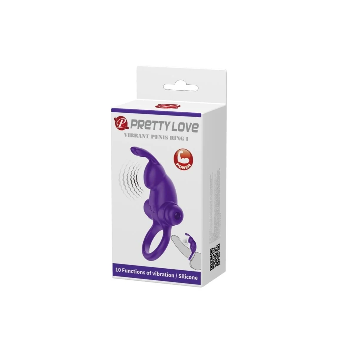 Vibratorring I Kaninchen für Lila Penis von Pretty Love Male kaufen | Fesselliebe