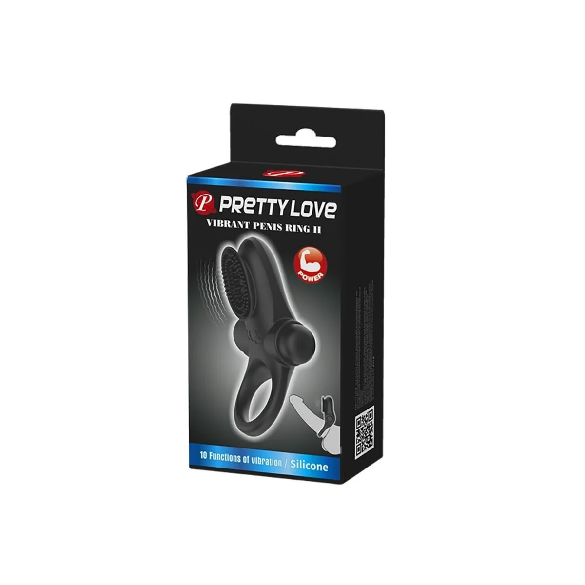 Vibratorring Ii für den Schwarzen Penis von Pretty Love Male kaufen | Fesselliebe