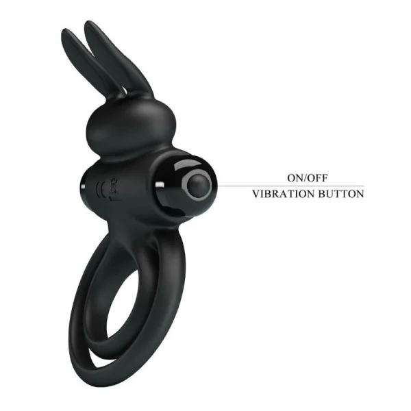 Vibrator Iii Kaninchenring für Schwarzen Penis von Pretty Love Male kaufen | Fesselliebe