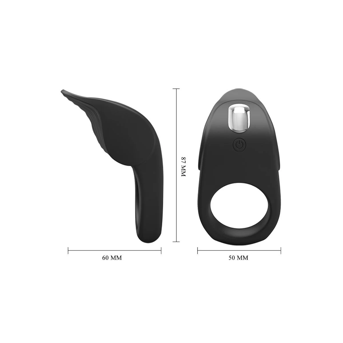 Susanna Vibrierender Penisring Schwarz von Pretty Love Male kaufen | Fesselliebe