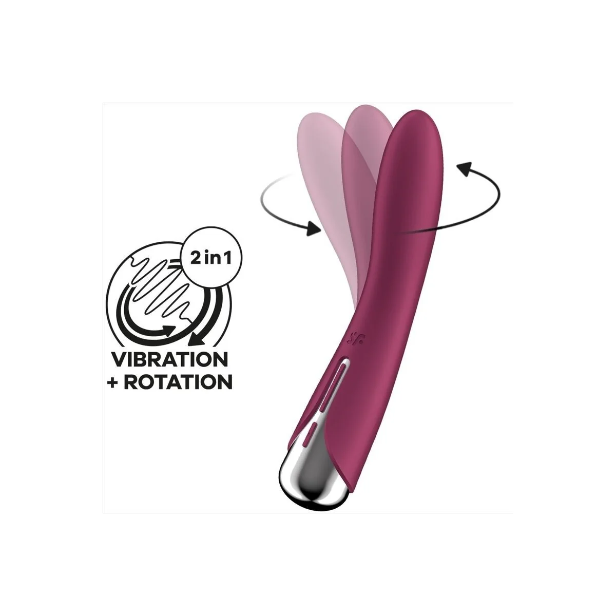 Spinning Vibe 1 G-Spot Rotator Vibrator Rot von Satisfyer Vibrator kaufen | Fesselliebe