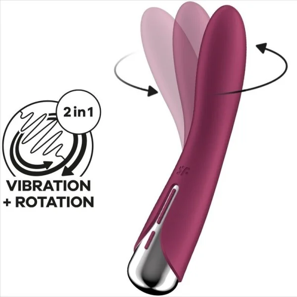 Spinning Vibe 1 G-Spot Rotator Vibrator Rot von Satisfyer Vibrator kaufen | Fesselliebe