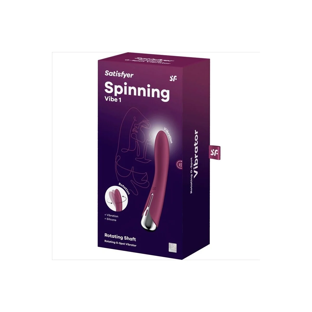 Spinning Vibe 1 G-Spot Rotator Vibrator Rot von Satisfyer Vibrator kaufen | Fesselliebe