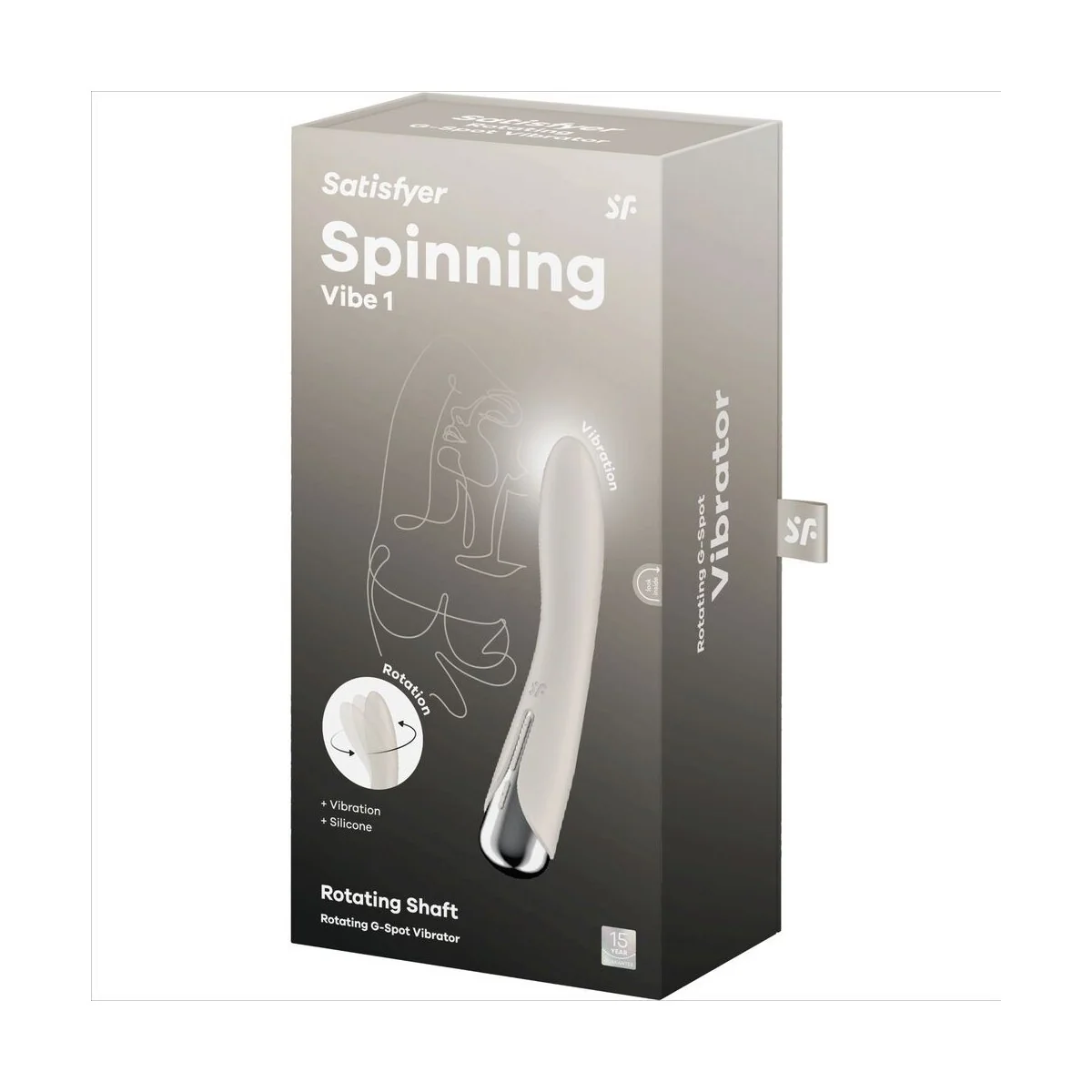 Spinning Vibe 1 G-Spot Beige Rotator Vibrator von Satisfyer Vibrator kaufen | Fesselliebe