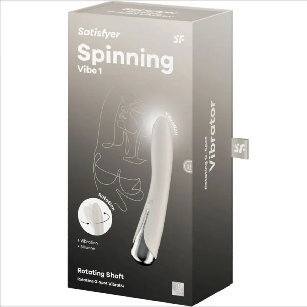 Spinning Vibe 1 G-Spot Beige Rotator Vibrator von Satisfyer Vibrator kaufen | Fesselliebe