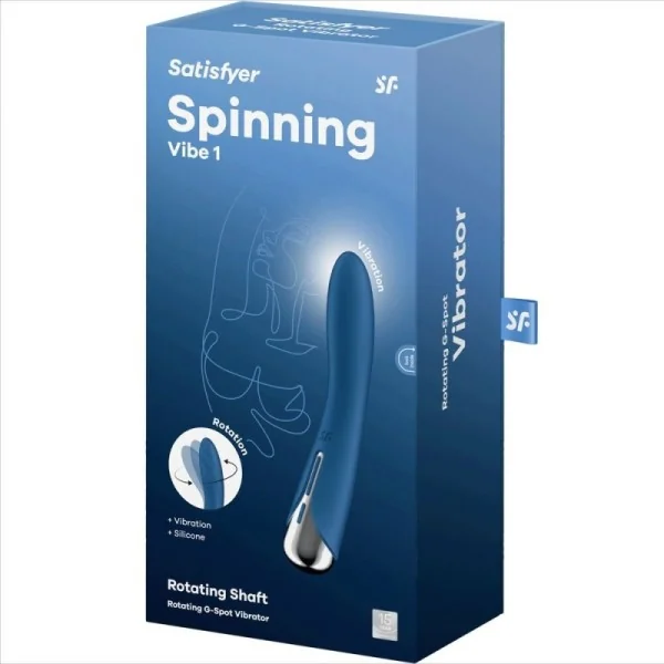 Spinning Vibe 1 G-Spot Blauer Rotator Vibrator von Satisfyer Vibrator kaufen | Fesselliebe