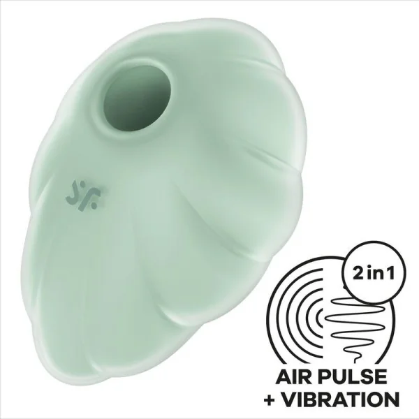 Cloud Dancer Green Air Pulse Vibrator von Satisfyer Air Pulse kaufen | Fesselliebe