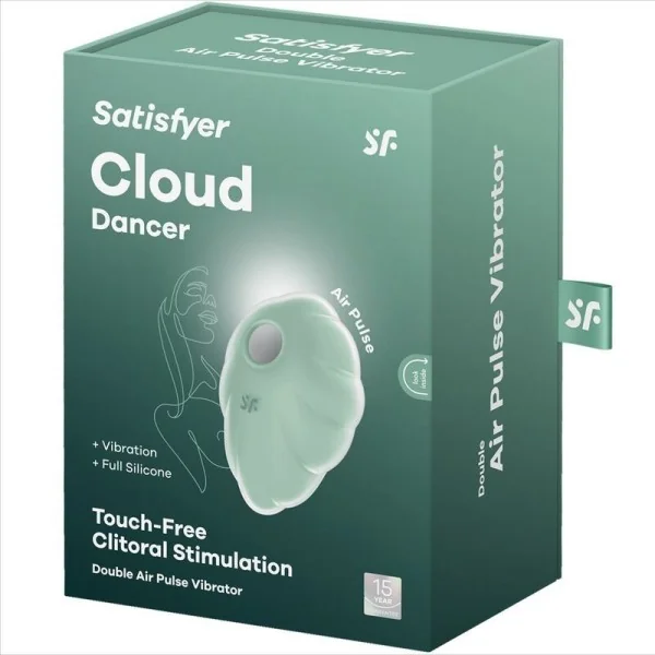 Cloud Dancer Green Air Pulse Vibrator von Satisfyer Air Pulse kaufen | Fesselliebe