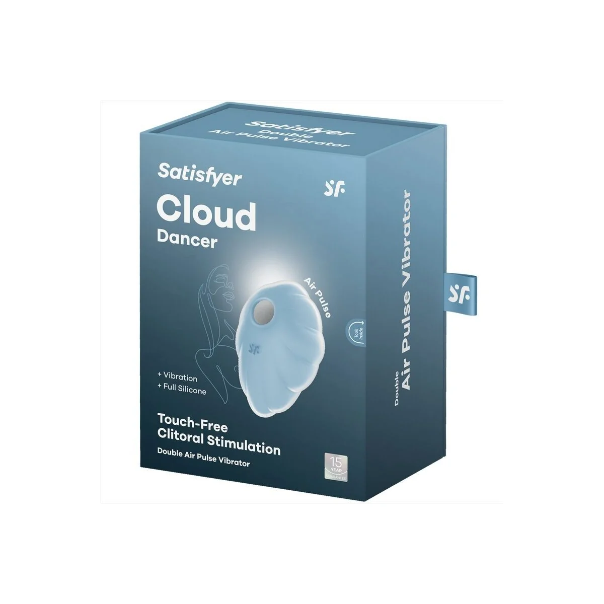 Cloud Dancer Blue Air Pulse Vibrator von Satisfyer Air Pulse kaufen | Fesselliebe