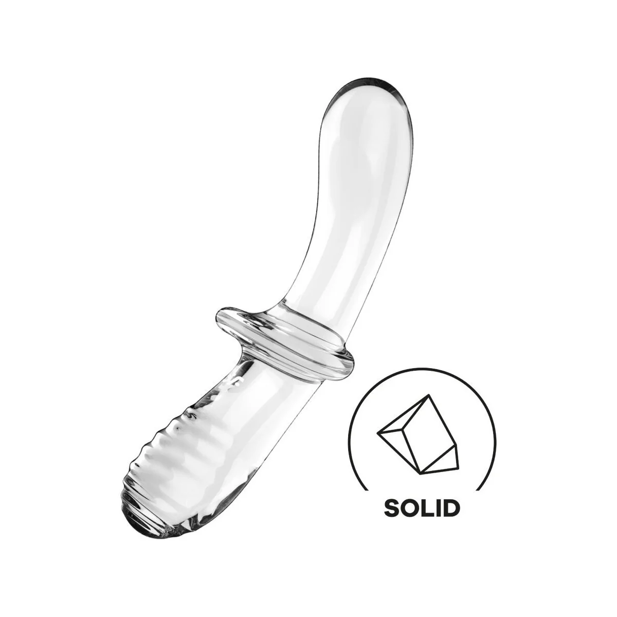 Doppel Kristall Dildo Transparent von Satisfyer Crystal kaufen | Fesselliebe