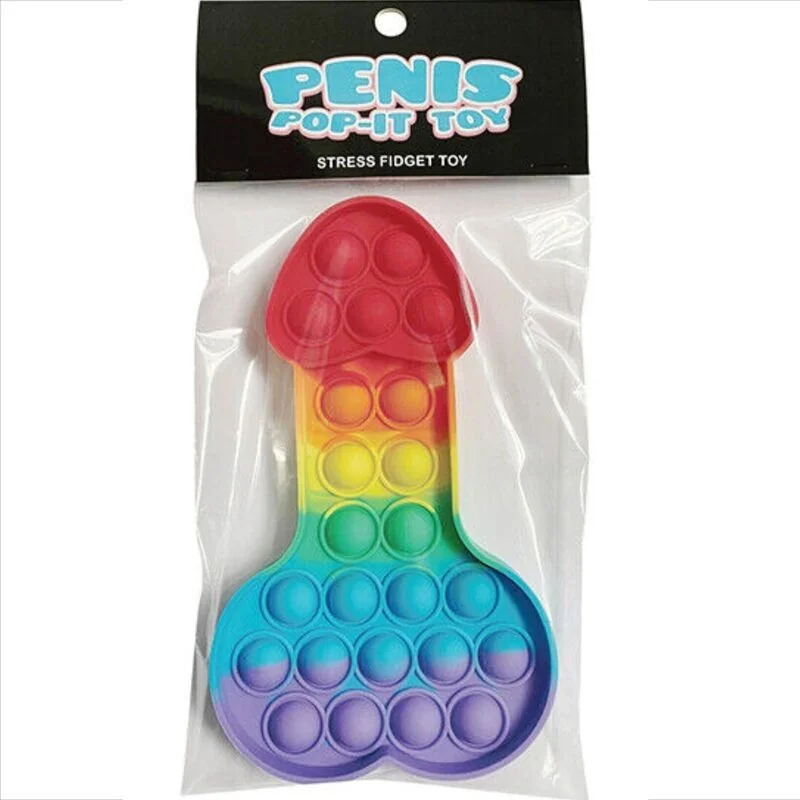 Mehrfarbiges Pop-It-Penis-Anti-Stress-Spielzeug von Kheper Games kaufen | Fesselliebe