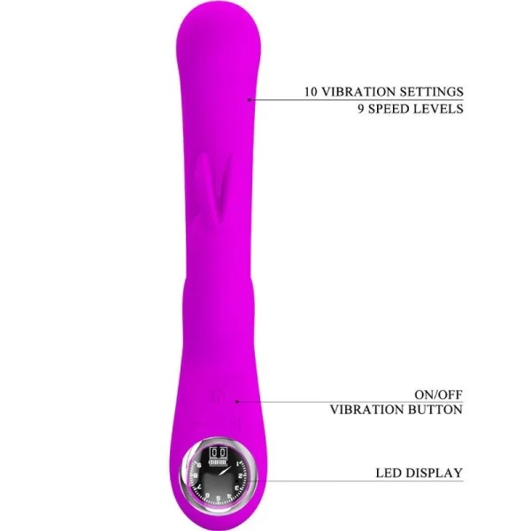 Lamar Rabbit Vibrator & Violetter G-Spot von Pretty Love Flirtation kaufen | Fesselliebe