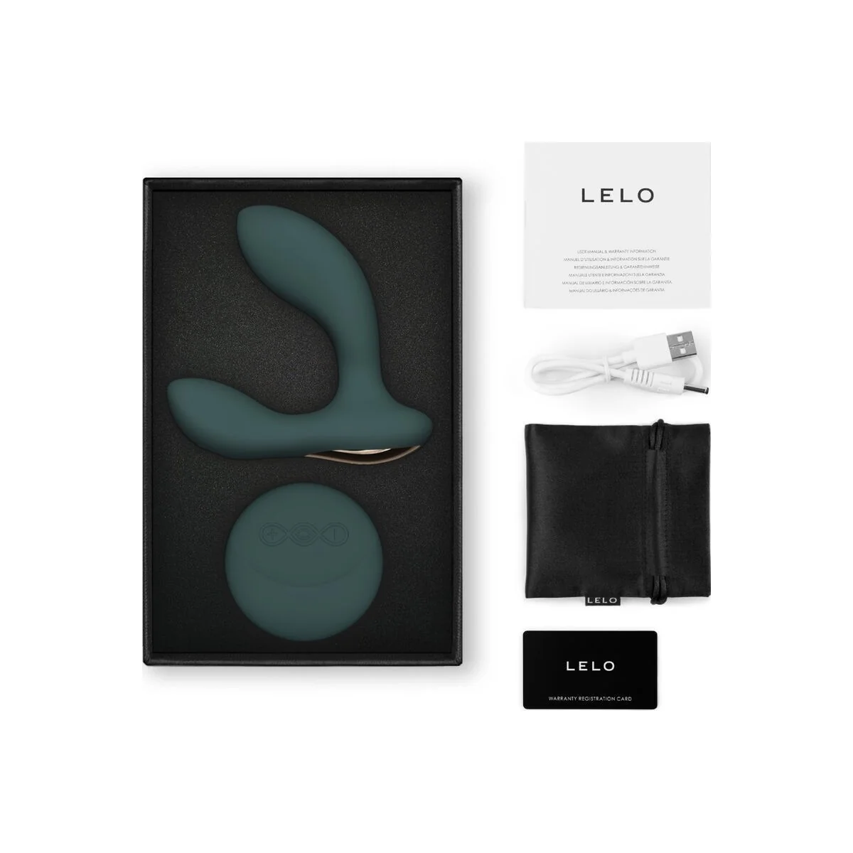 Hugo 2 Grünes Prostatamassager mit Fernbedienung von Lelo kaufen | Fesselliebe