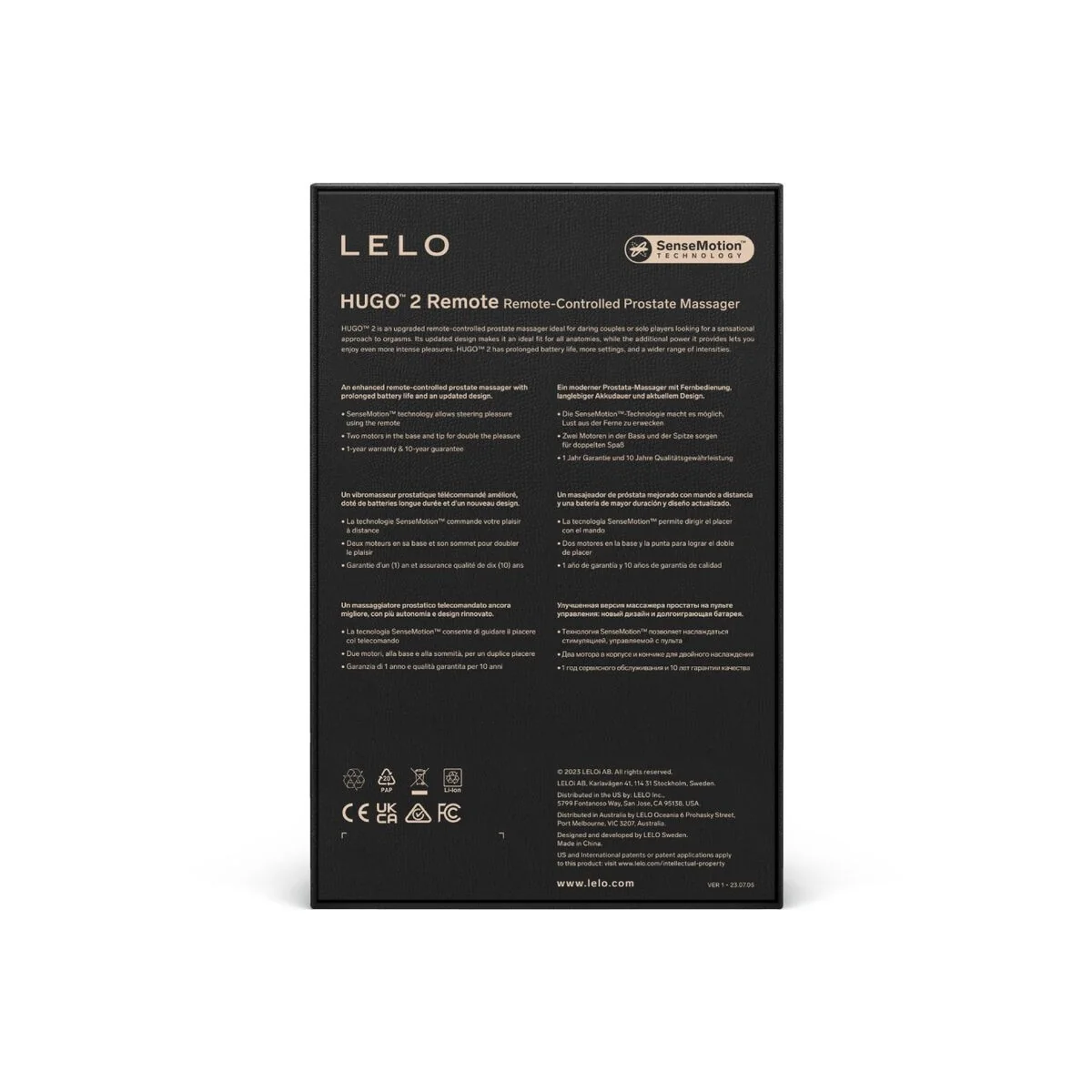 Hugo 2 Grünes Prostatamassager mit Fernbedienung von Lelo kaufen | Fesselliebe