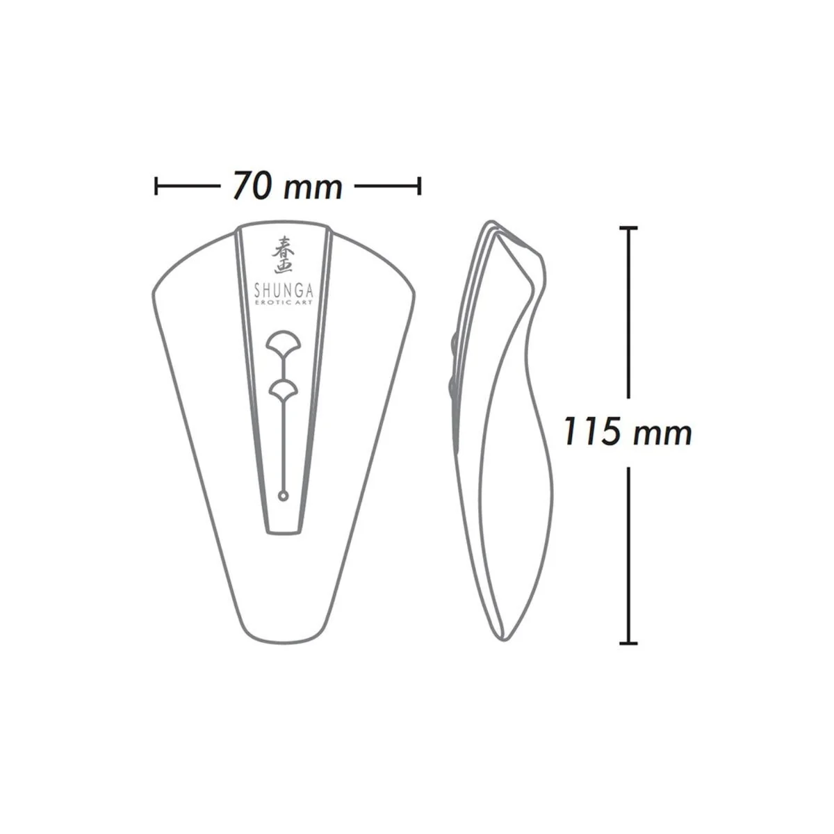 Obi Intimmassager Schwarz von Shunga Toys kaufen | Fesselliebe