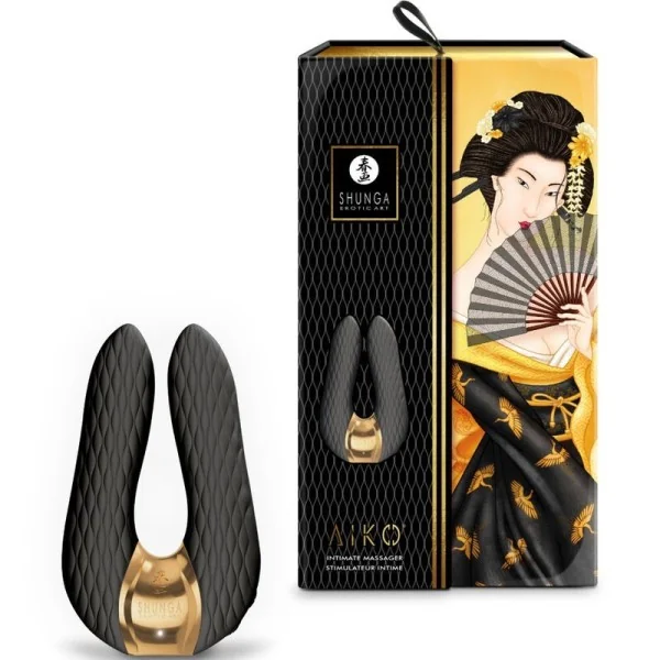 Aiko Intimmassager Schwarz von Shunga Toys kaufen | Fesselliebe