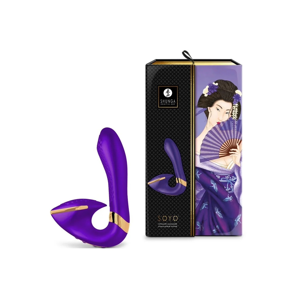 Soyo Intim Massager Violett von Shunga Toys kaufen | Fesselliebe