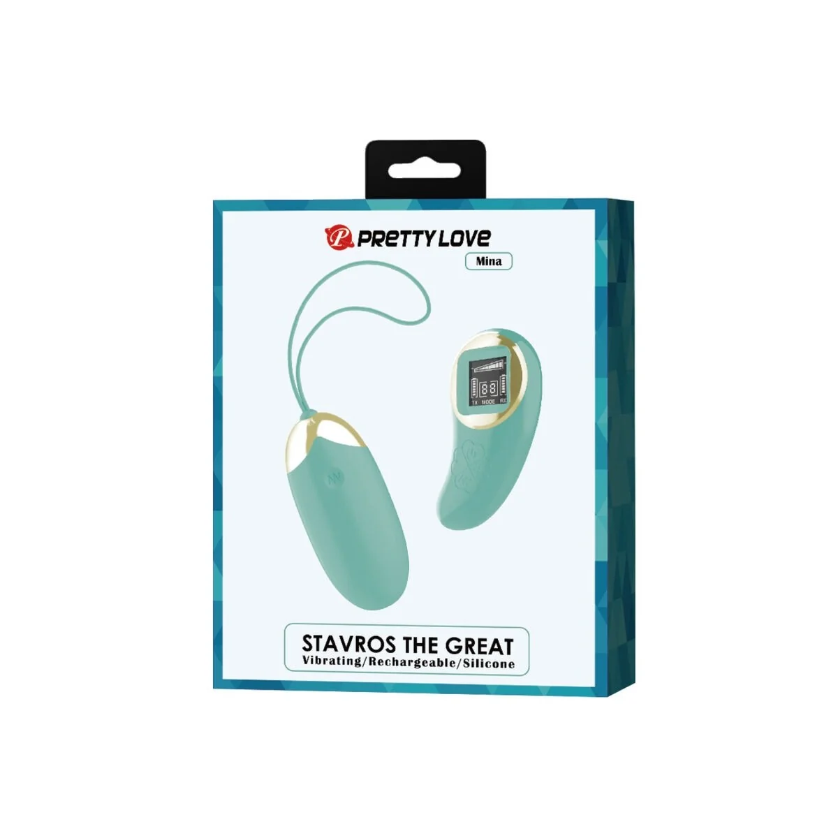 Grüne mit Fernbedienung, Vibrierende Eiermine von Pretty Love Led kaufen | Fesselliebe