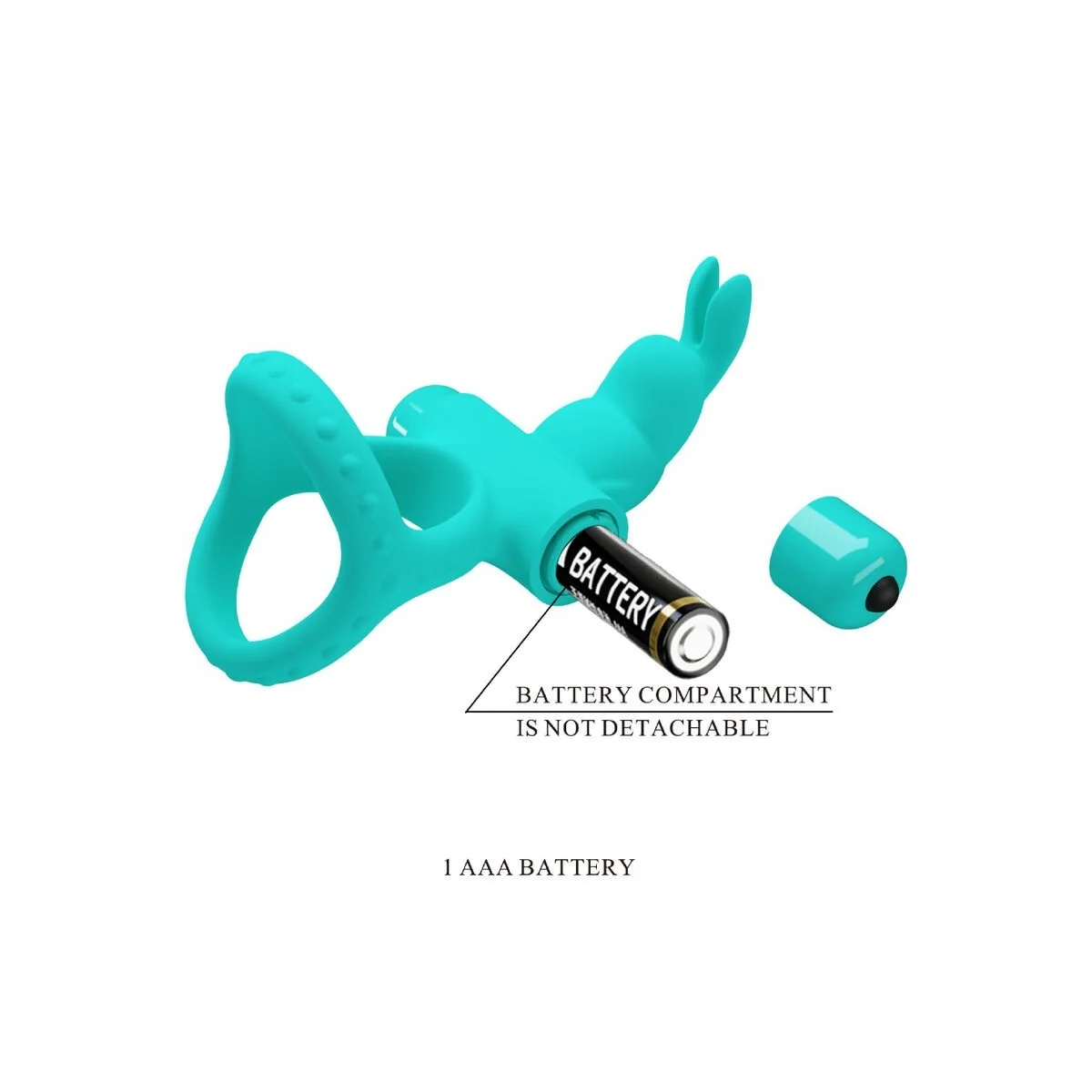 Figgy Green Rabbit Vibratorring von Pretty Love Male kaufen | Fesselliebe