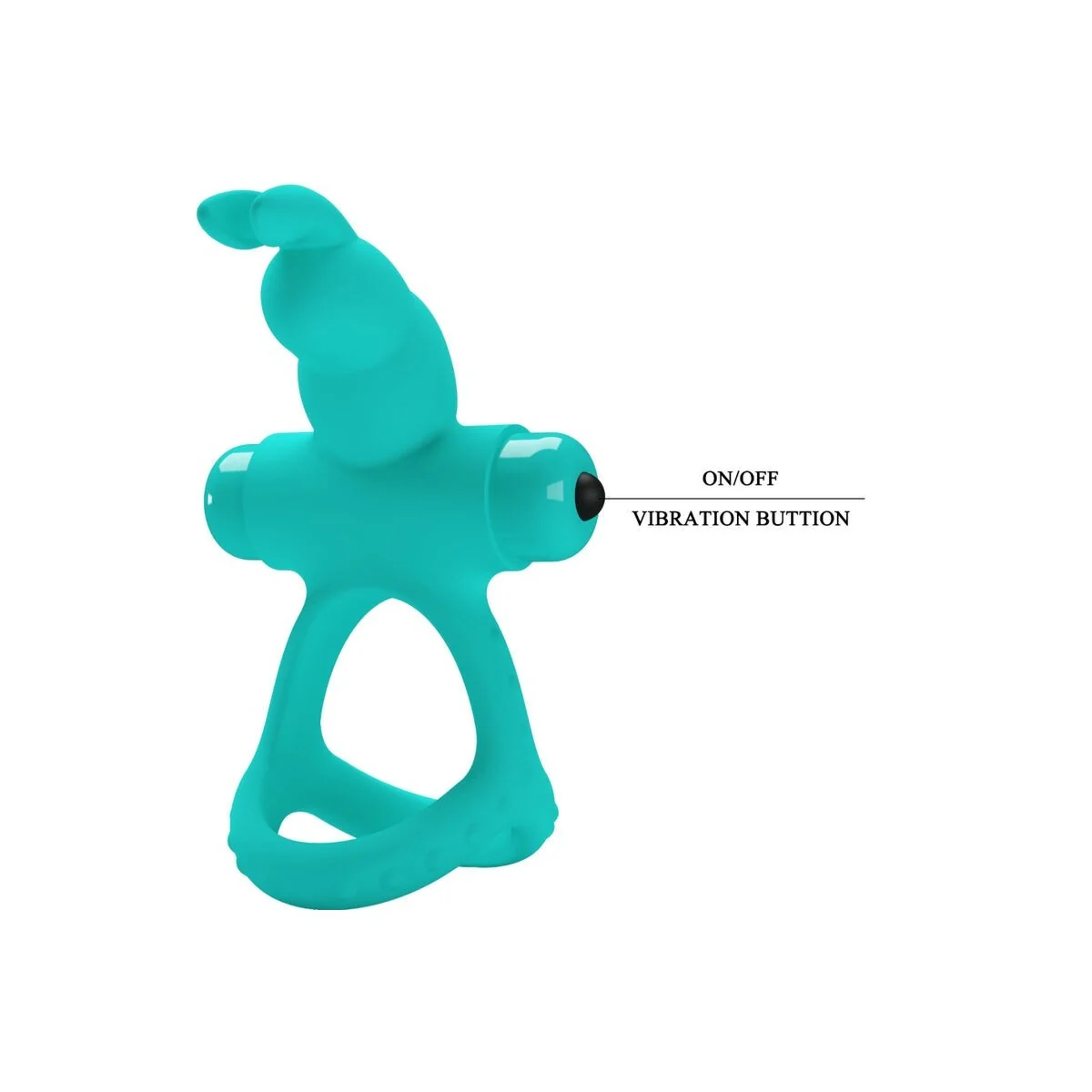 Figgy Green Rabbit Vibratorring von Pretty Love Male kaufen | Fesselliebe