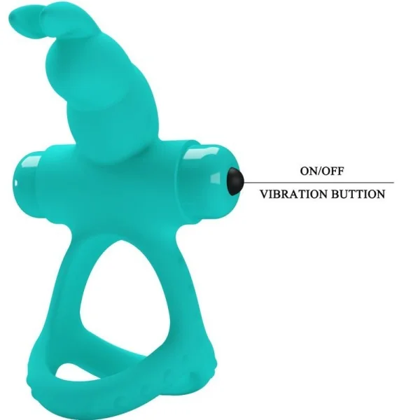 Figgy Green Rabbit Vibratorring von Pretty Love Male kaufen | Fesselliebe