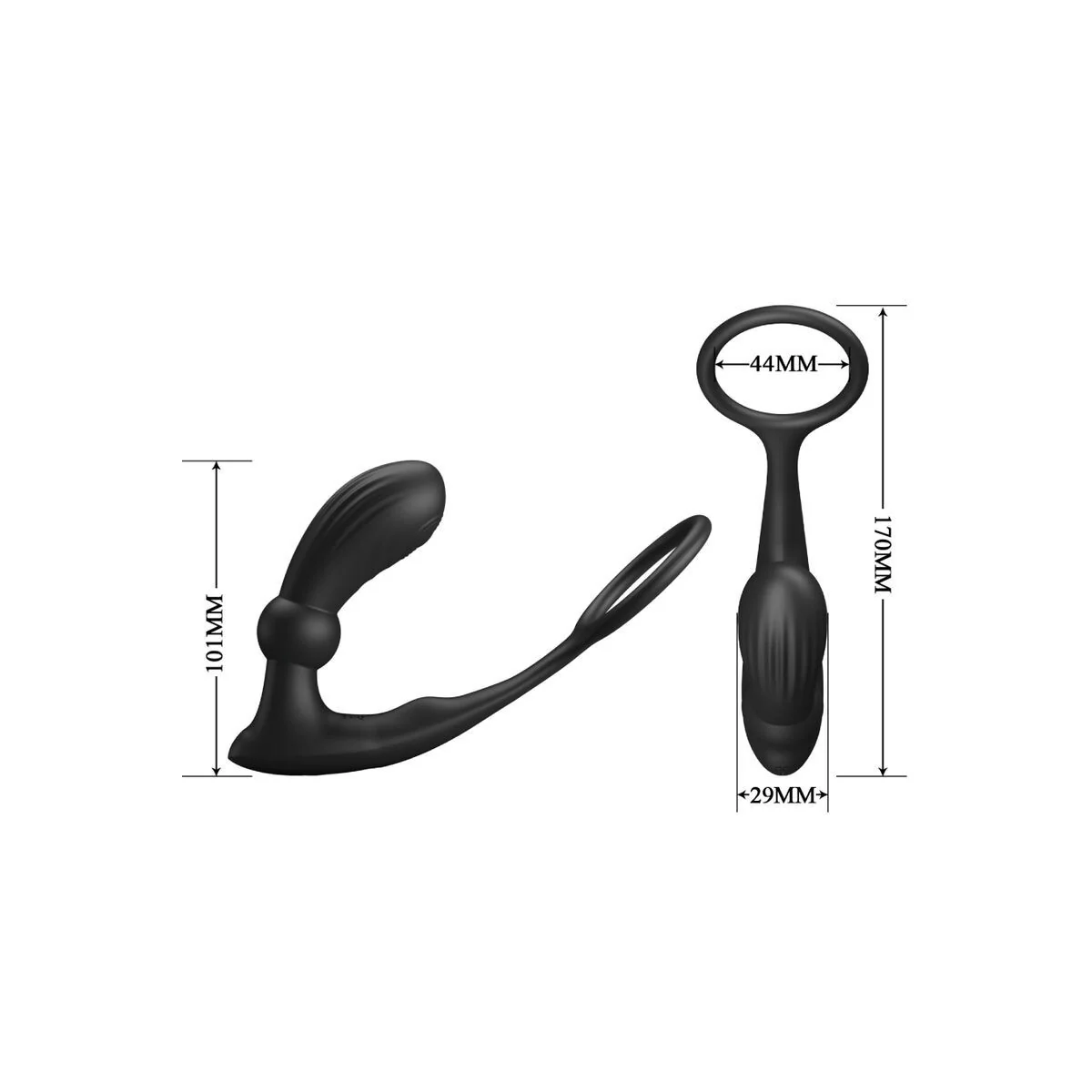 Warren Black Analring & Vibrator von Pretty Love Bottom kaufen | Fesselliebe
