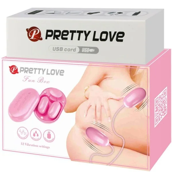 Fun Box Rosa Vibrierende Kugel von Pretty Love Flirtation kaufen | Fesselliebe