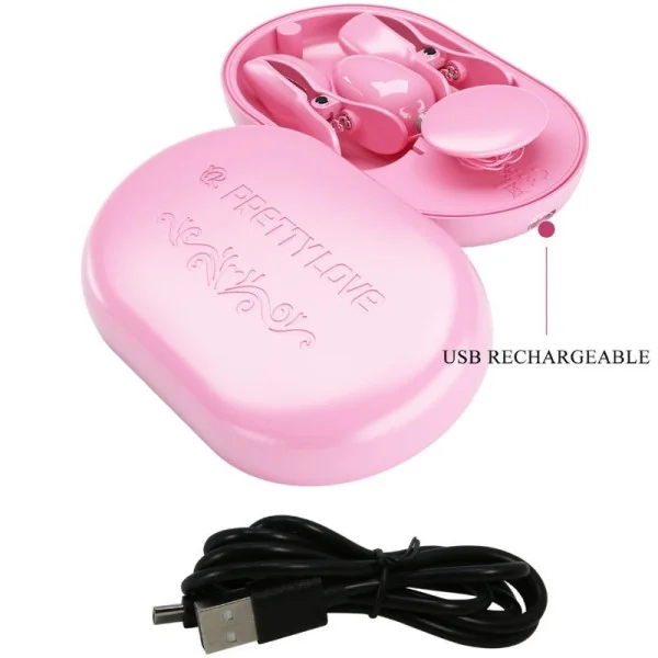 Überraschungsbox Rosa Elektrostimulationspinzette von Pretty Love Flirtation kaufen | Fesselliebe