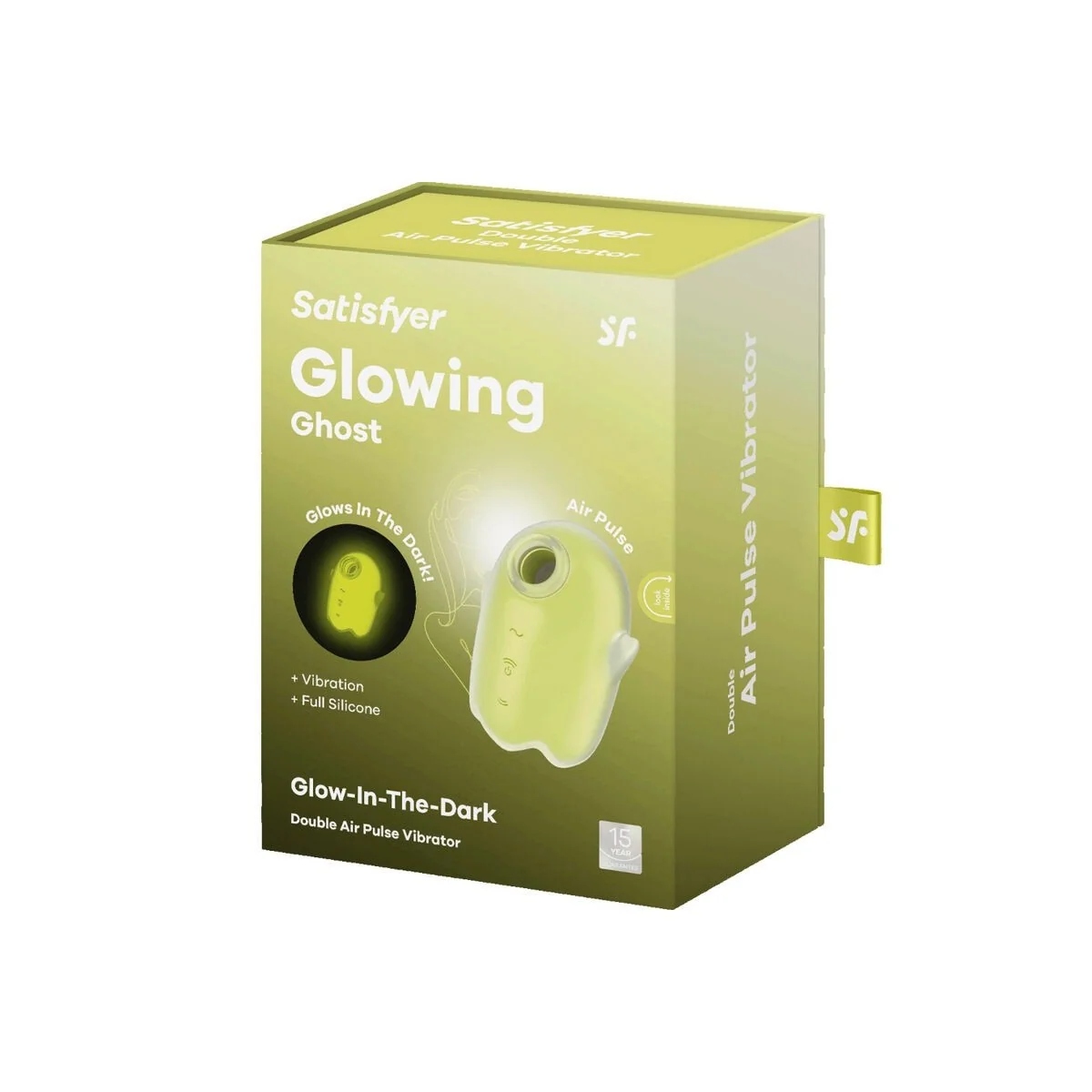 Glowing Ghost Air Pulse & Vibrator Gelb von Satisfyer Air Pulse kaufen | Fesselliebe