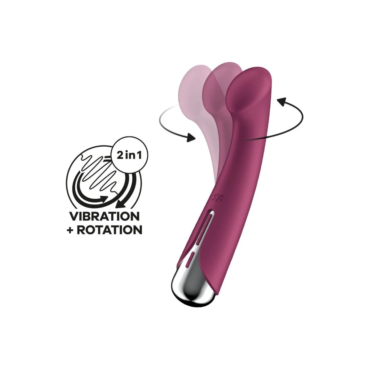 Spinning G-Sport 1 Rotator Vibrator Rot von Satisfyer Vibrator kaufen | Fesselliebe