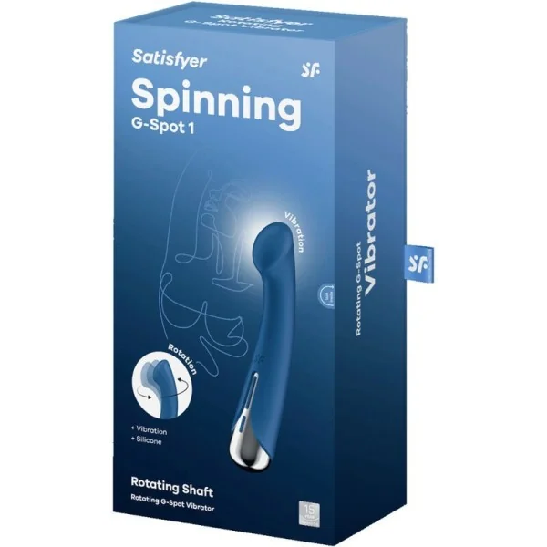 Spinning G-Sport 1 Rotator Vibrator Blau von Satisfyer Vibrator kaufen | Fesselliebe