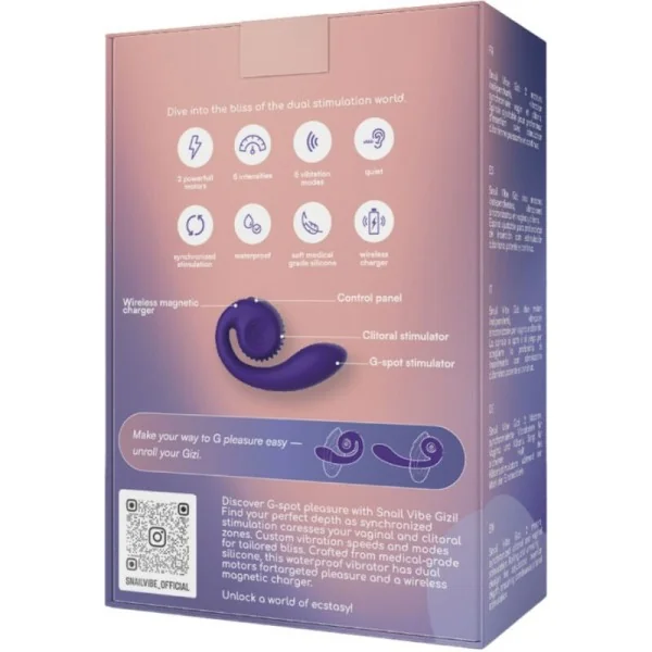 Gizi Dual Stimulator Violett von Snail Vibe kaufen | Fesselliebe