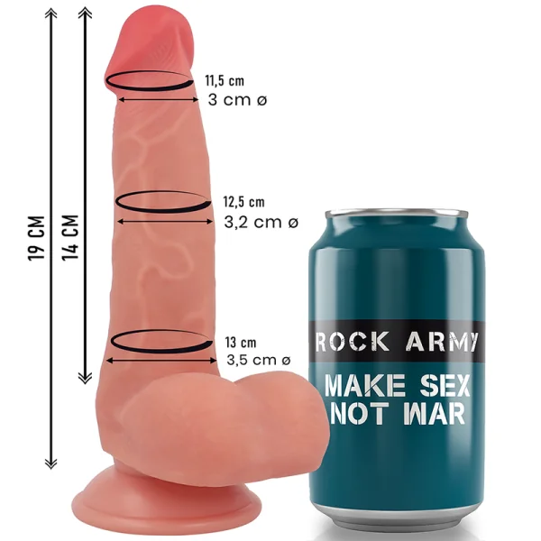 Flüssigsilikonfuchs 19 cm -O- 3,2 cm von Rock Army kaufen | Fesselliebe