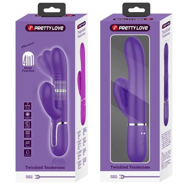 Multifunktions-G-Spot-Vibrator Lila von Pretty Love Flirtation kaufen | Fesselliebe