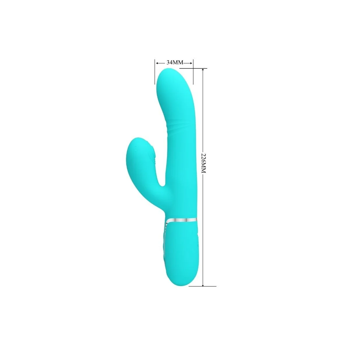 Multifunktions-G-Spot-Vibrator Aqua Grün von Pretty Love Flirtation kaufen | Fesselliebe