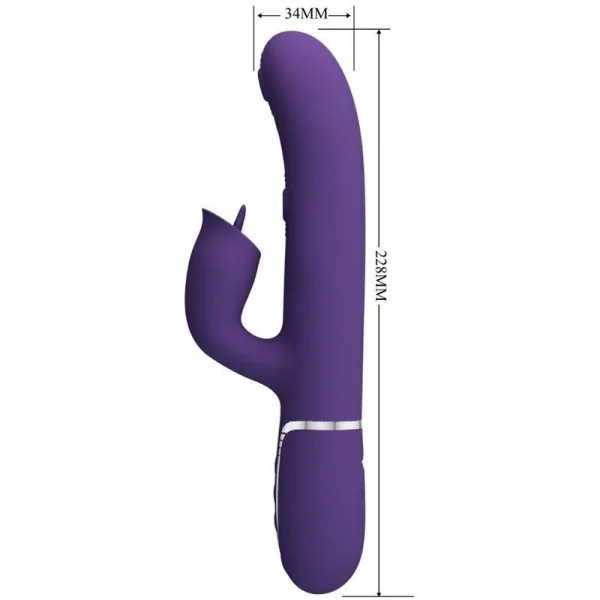 Kaninchenvibrator mit Lila Lecken von Pretty Love Flirtation kaufen | Fesselliebe