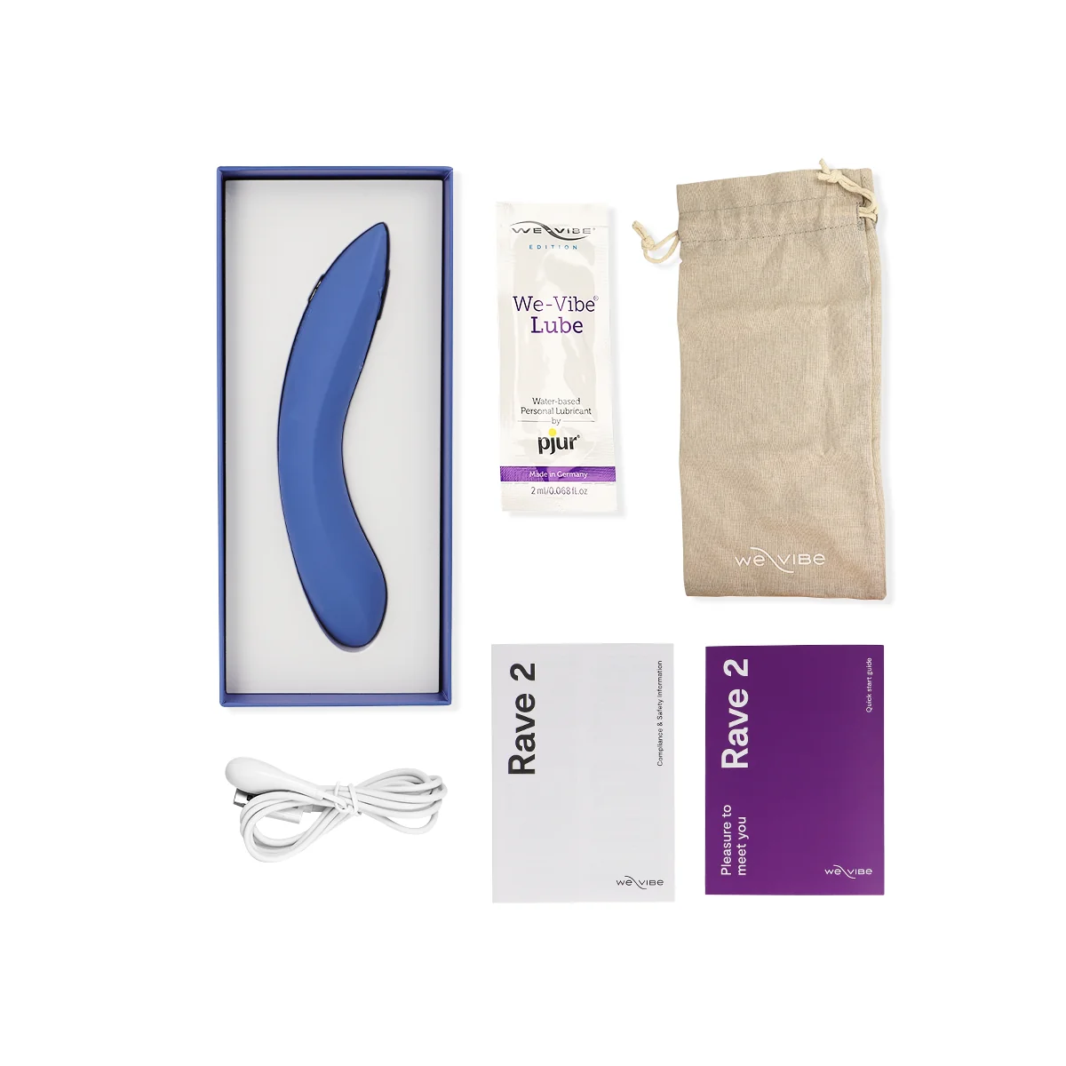 RAVE 2 G-SPOT VIBRATOR BLAU VON WE-VIBE