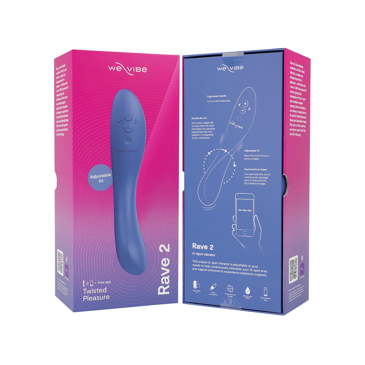 RAVE 2 G-SPOT VIBRATOR BLAU VON WE-VIBE