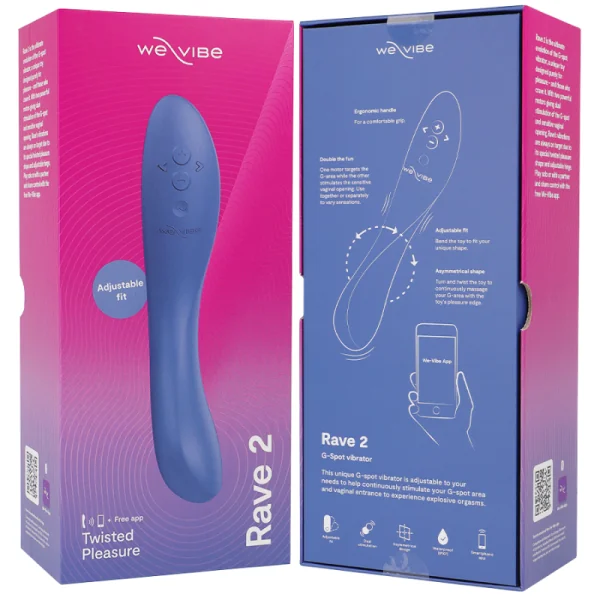 RAVE 2 G-SPOT VIBRATOR BLAU VON WE-VIBE