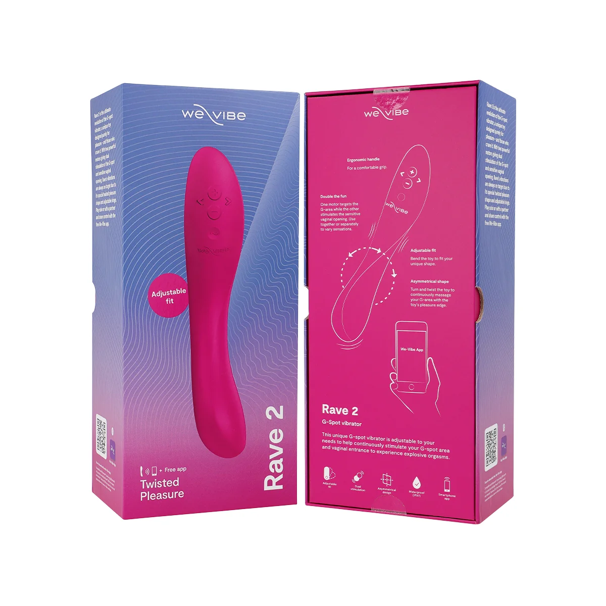 RAVE 2 G-SPOT-VIBRATOR ROSA VON WE-VIBE