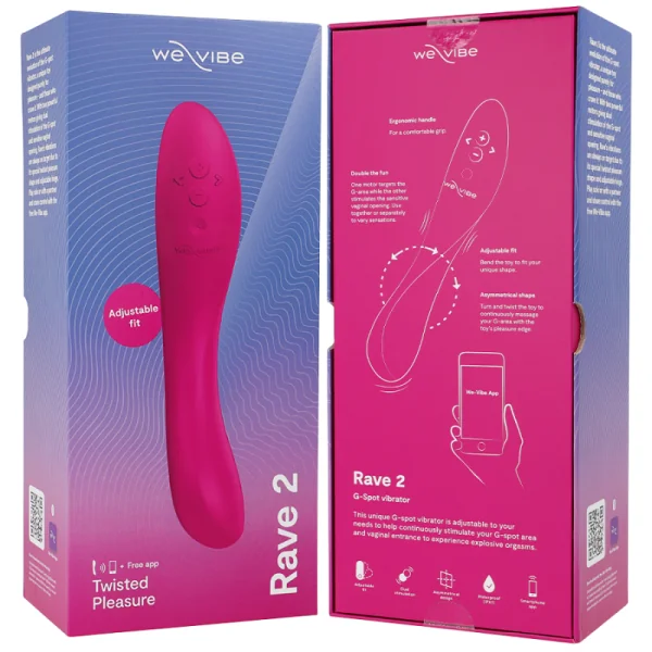 RAVE 2 G-SPOT-VIBRATOR ROSA VON WE-VIBE