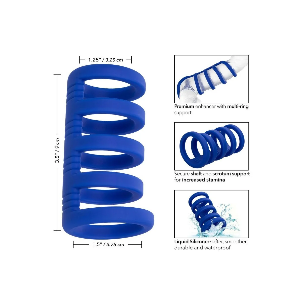 Admiral Xtreme Cage Blau von Calexotics kaufen | Fesselliebe